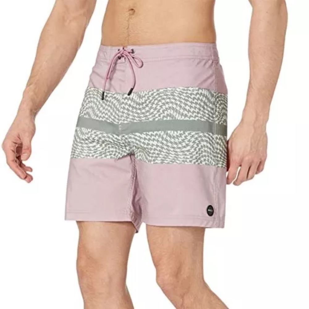 RVCA Men’s Westport Print 17” Boardshorts Size 29 Swimsuit Swim Trunks